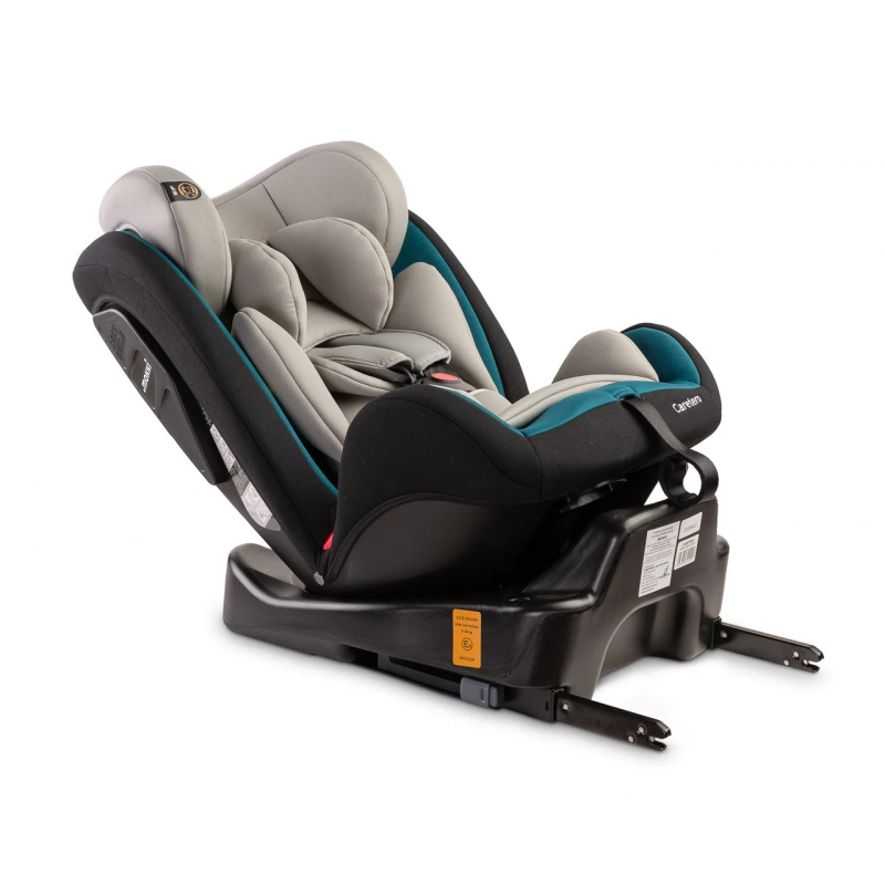 Автокресло Caretero Mokki группа 0+/1/2/3 0-36 кг с системой Isofix Серый/Бирюзовый - фото 2