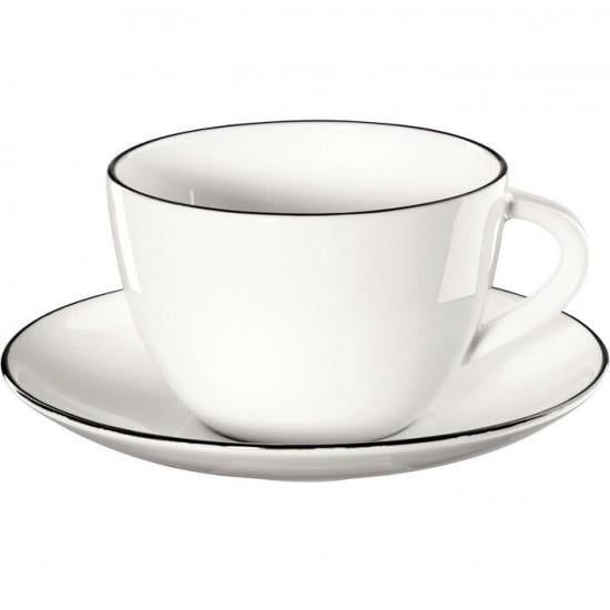 Чашка з блюдцем ASA A Table Ligne Noire 200 мл (6140000379) Чашка з блюдцем ASA A Table Ligne Noire 200 мл (6140000379)