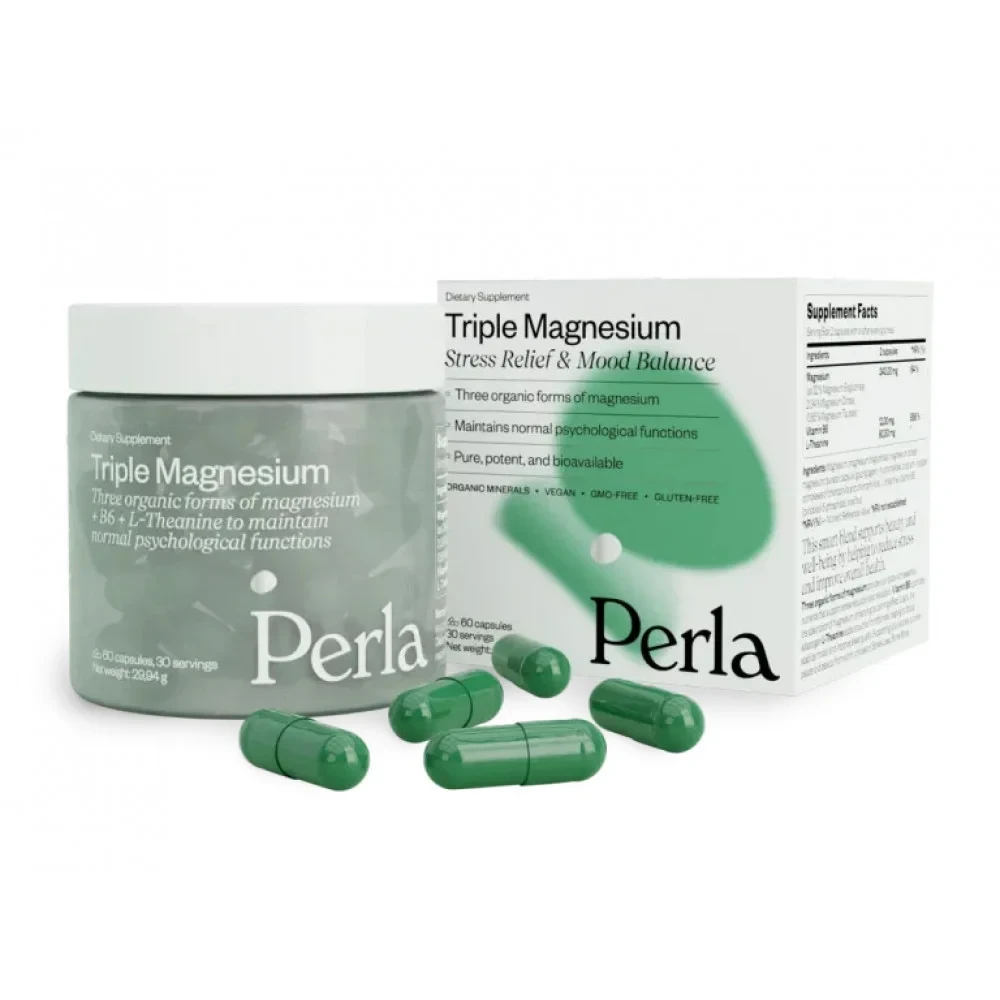 Магний тройной Perla Helsa Triple Magnesium 60 капсул (1418) Магний тройной Perla Helsa Triple Magnesium 60 капсул (1418)