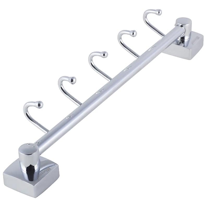 Гачки на планці для ванної кімнати Besser KM-8822 5 шт 35,5х6,5х6,5 см (NA001540) Гачки на планці для ванної кімнати Besser KM-8822 5 шт 35,5х6,5х6,5 см (NA001540)