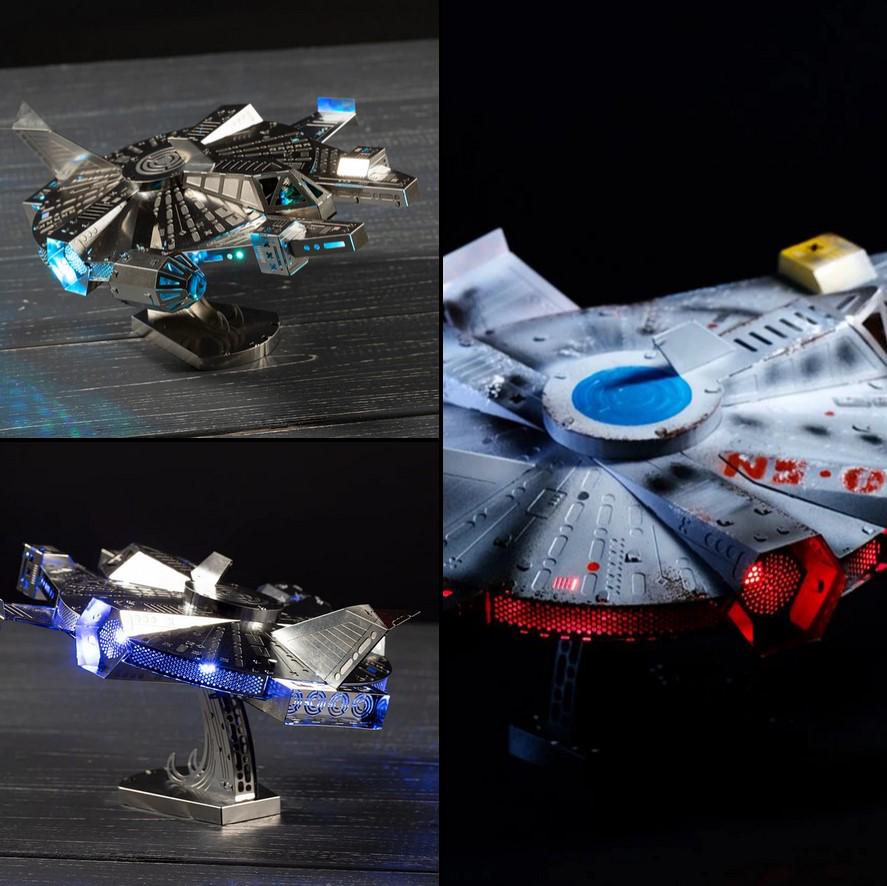 Конструктор METAL-TIME Nebula Scout Spaceship MT098 модель колекційна (3032569) - фото 9