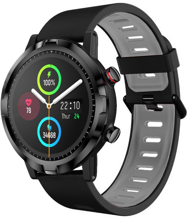 Ремешок Traf для Haylou Smart Watch RT LS05S Black-Grey (23190)
