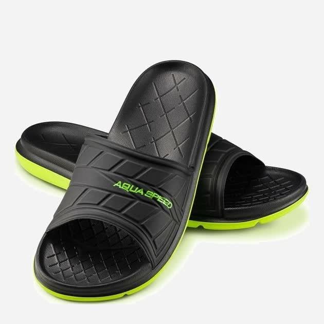 Шлепанцы Aqua Speed ASPEN 8487 Муж р. 43 Черный/Желтый (534-07 43)