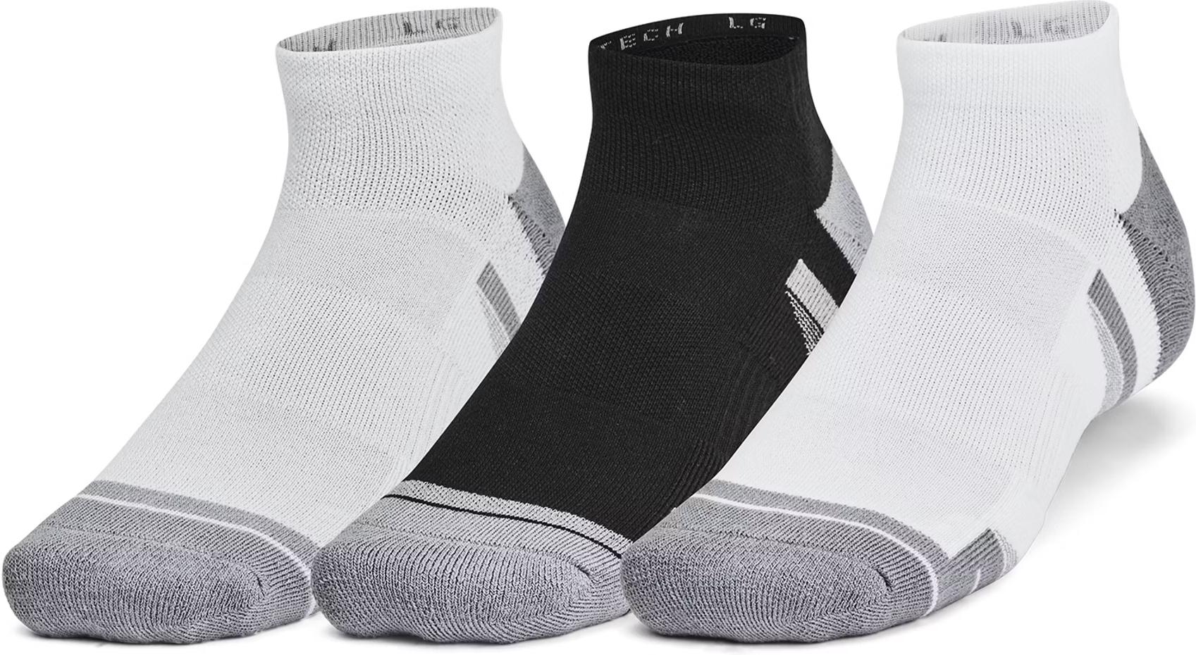 Носки Under Armour PERFORMANCE TECH 3PK LOW 3 пары XL Белый/Серый/Черный (1379504-003)