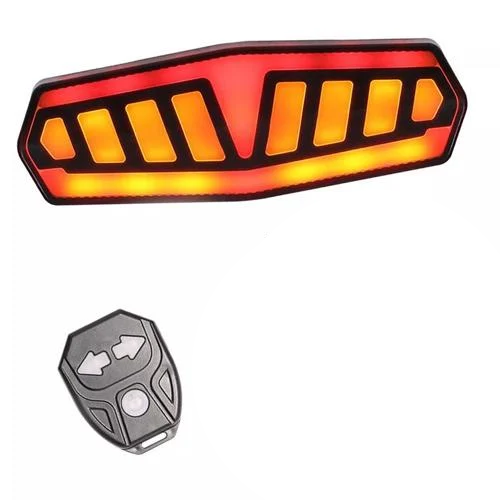 Фонарь для велосипеда задний FY-1828 с указанием поворотов Waterproof/Li-Ion 500 mAh/USB-C/Remote control/CR2032 (641a096b)