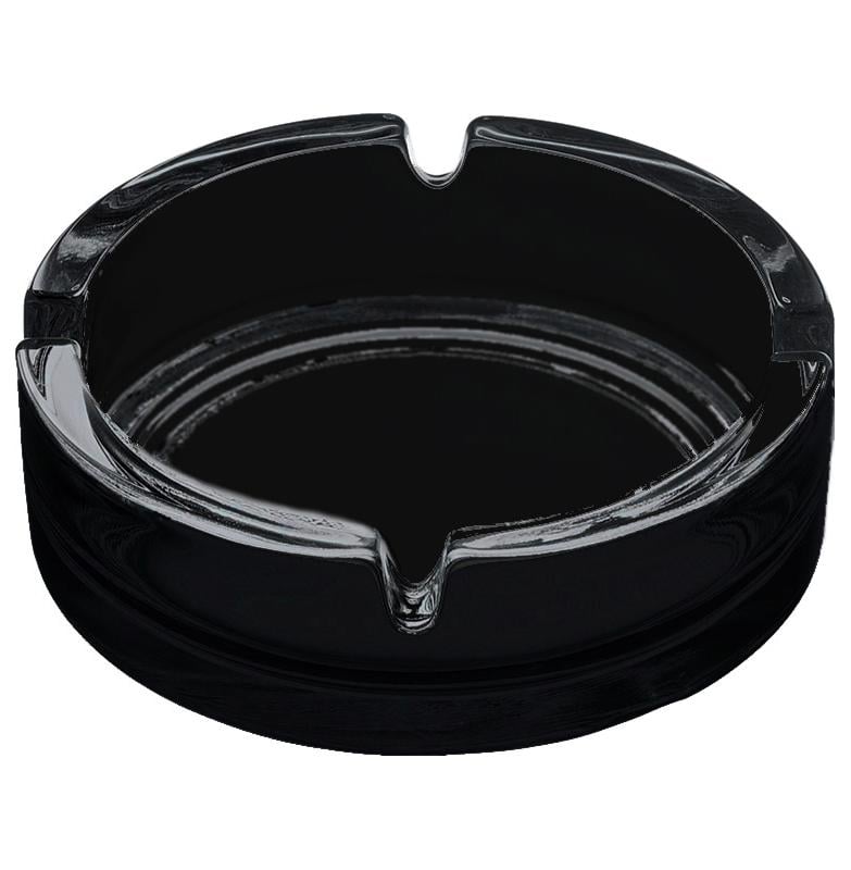 Набор пепельниц круглых Ashtray Black 107 мм 2 шт.