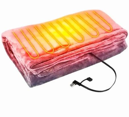 Плед с обогревом USB 160 на 80