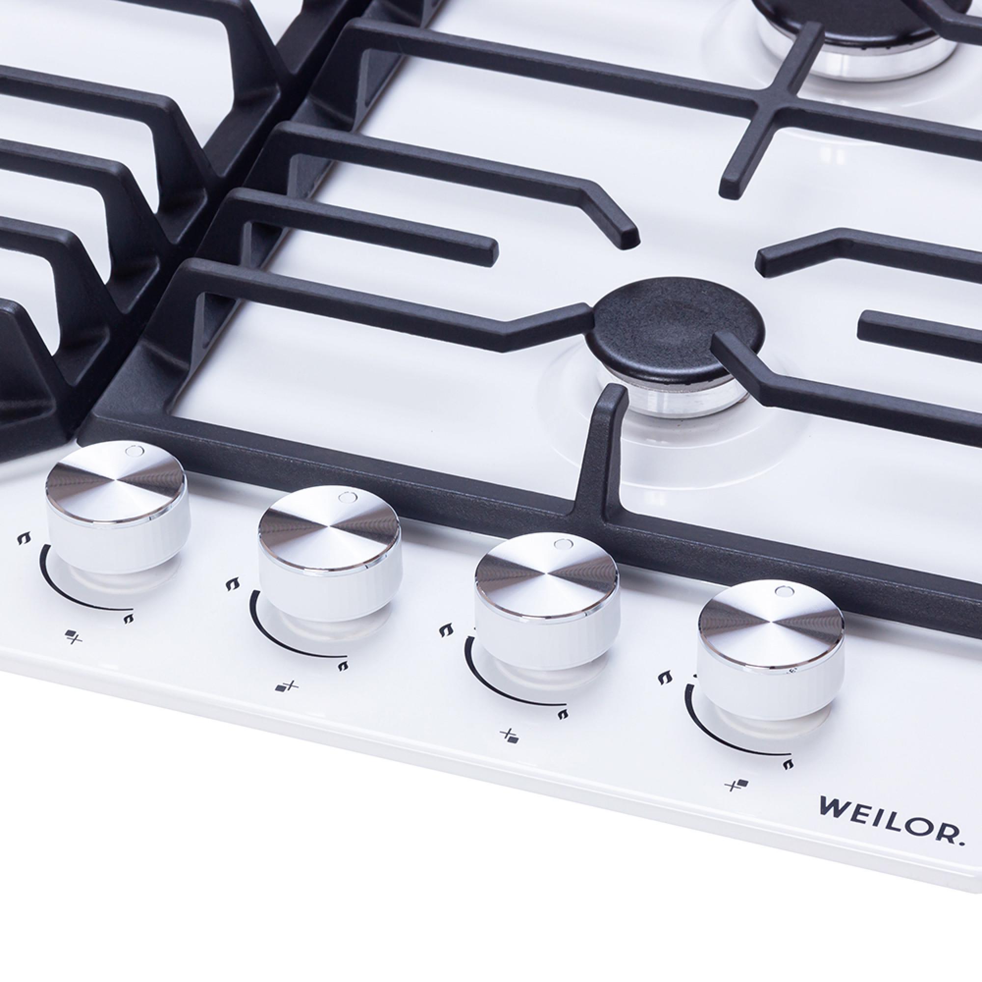 Варочная поверхность газовая WEILOR GM W 624 WH - фото 5