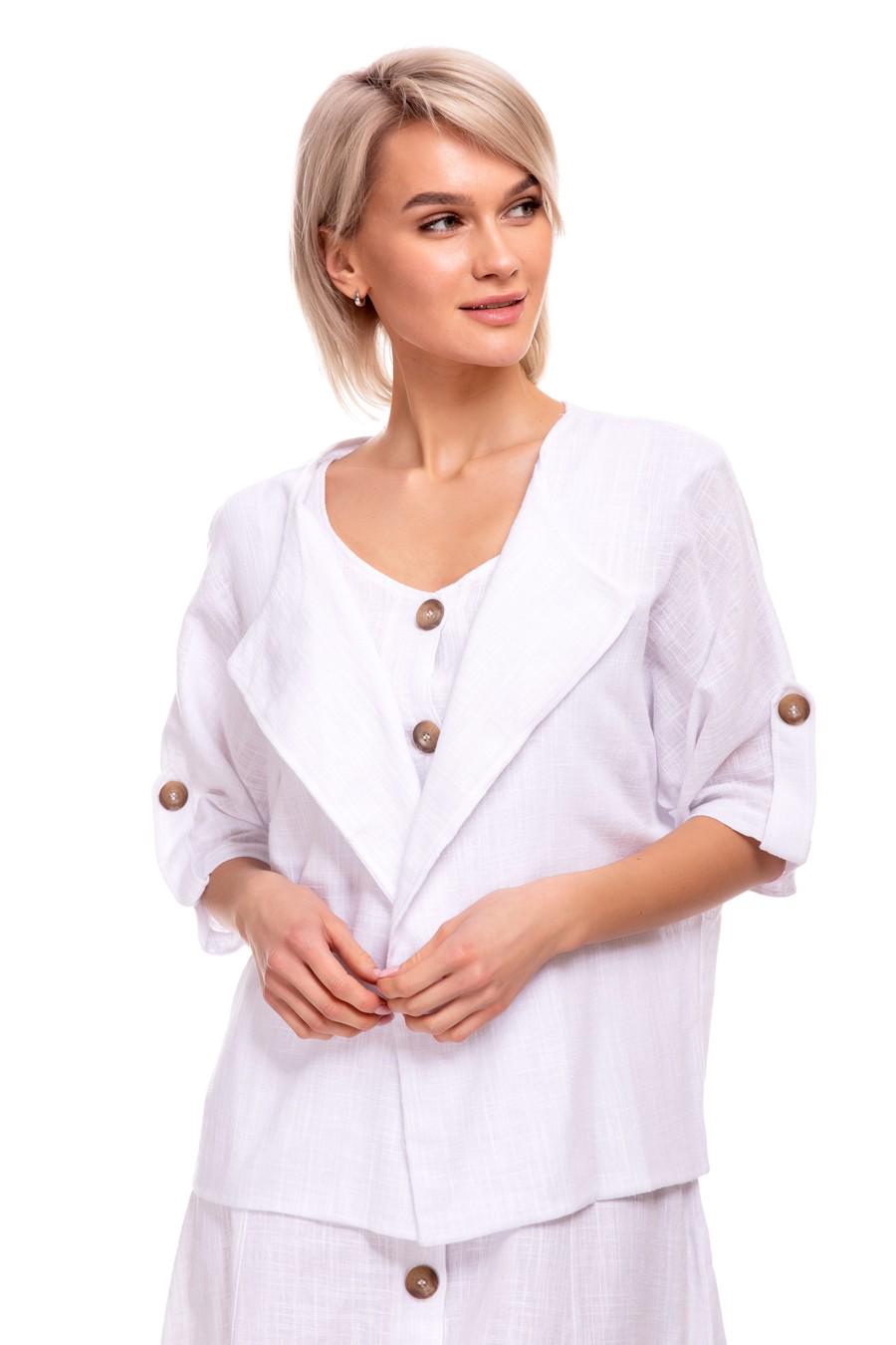 Блуза Massana р. 44/M Белый (62120) - фото 2 Блуза Massana р. 44/M Белый (62120) - фото 2