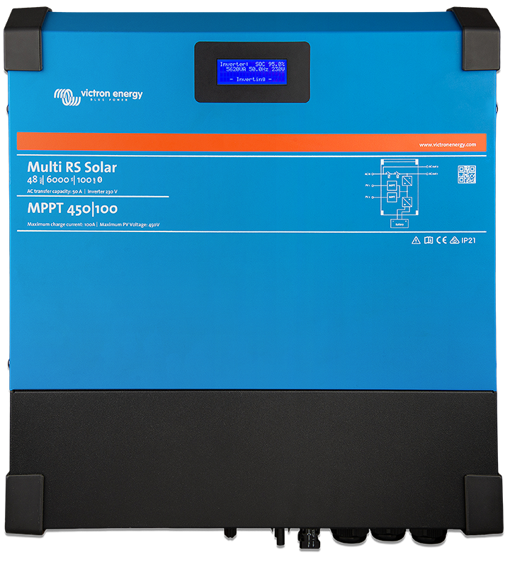 Инвертор VICTRON ENERGY MULTI RS SOLAR 6 КВА/кВт Инвертор VICTRON ENERGY MULTI RS SOLAR 6 КВА/кВт