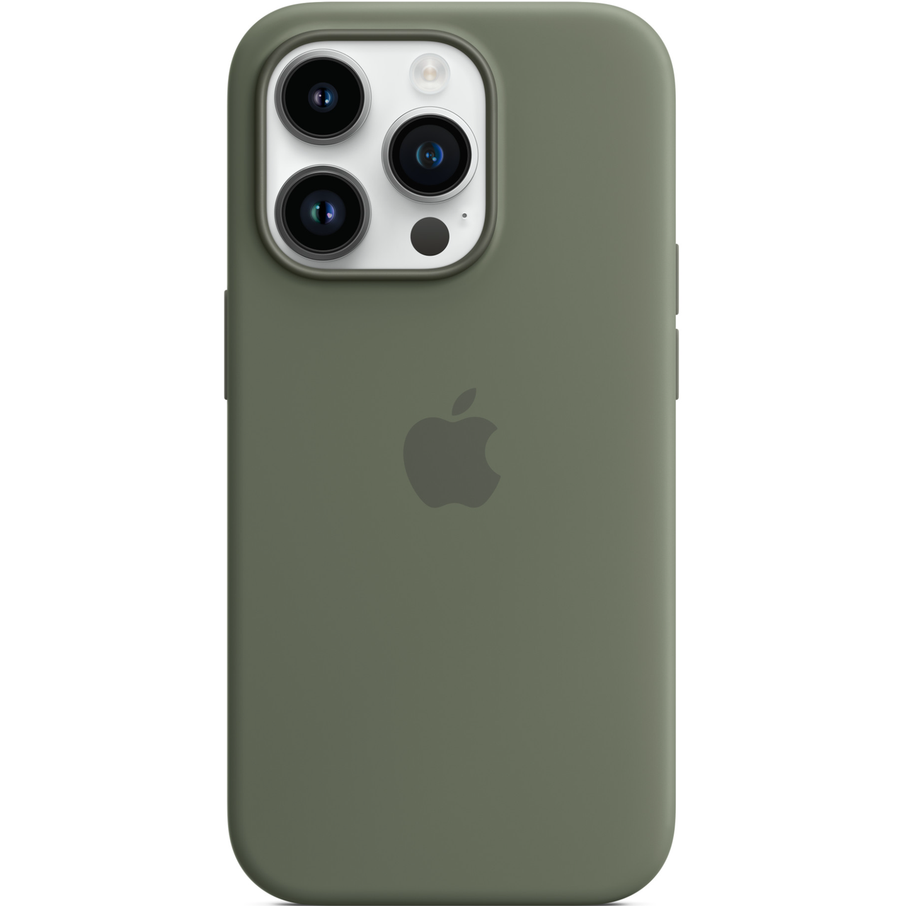 Чехол-накладка Silicone Case with MagSafe for iPhone 14 Pro, Olive - фото 2