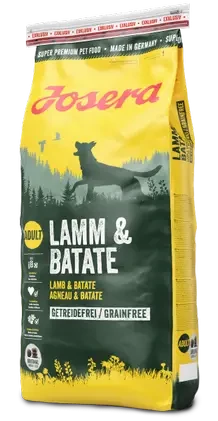 Корм Josera Lamb & Batate беззерновой з ягням і бататом для собак 15 кг (1658325556)