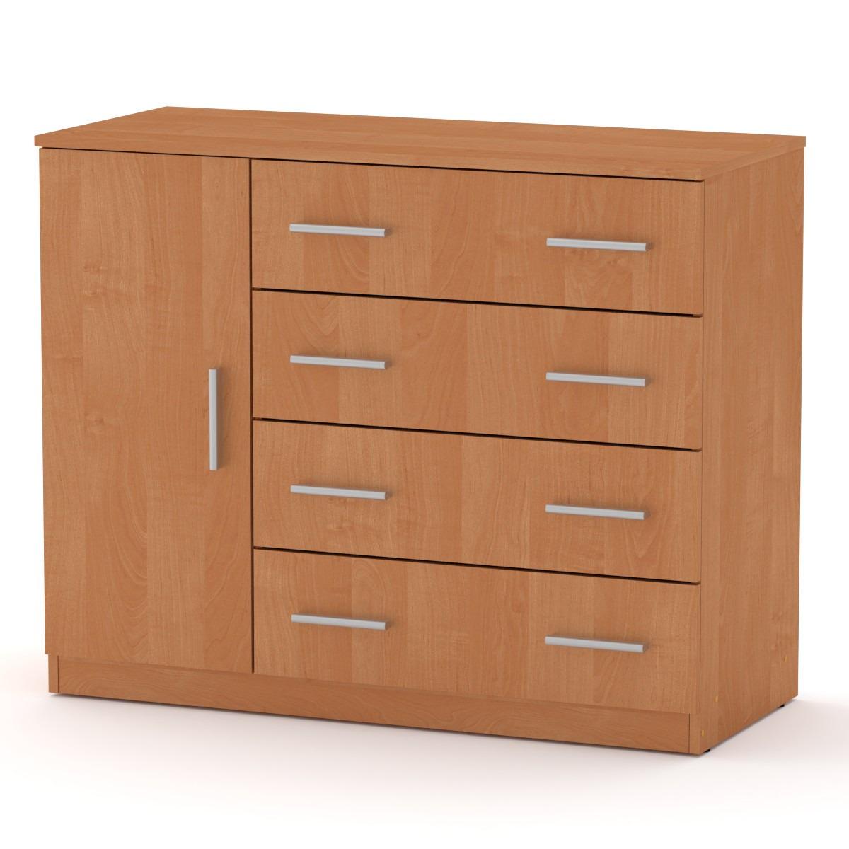 Комод Компанит 4+1Б П Ольха (644_komp_V_NM)
