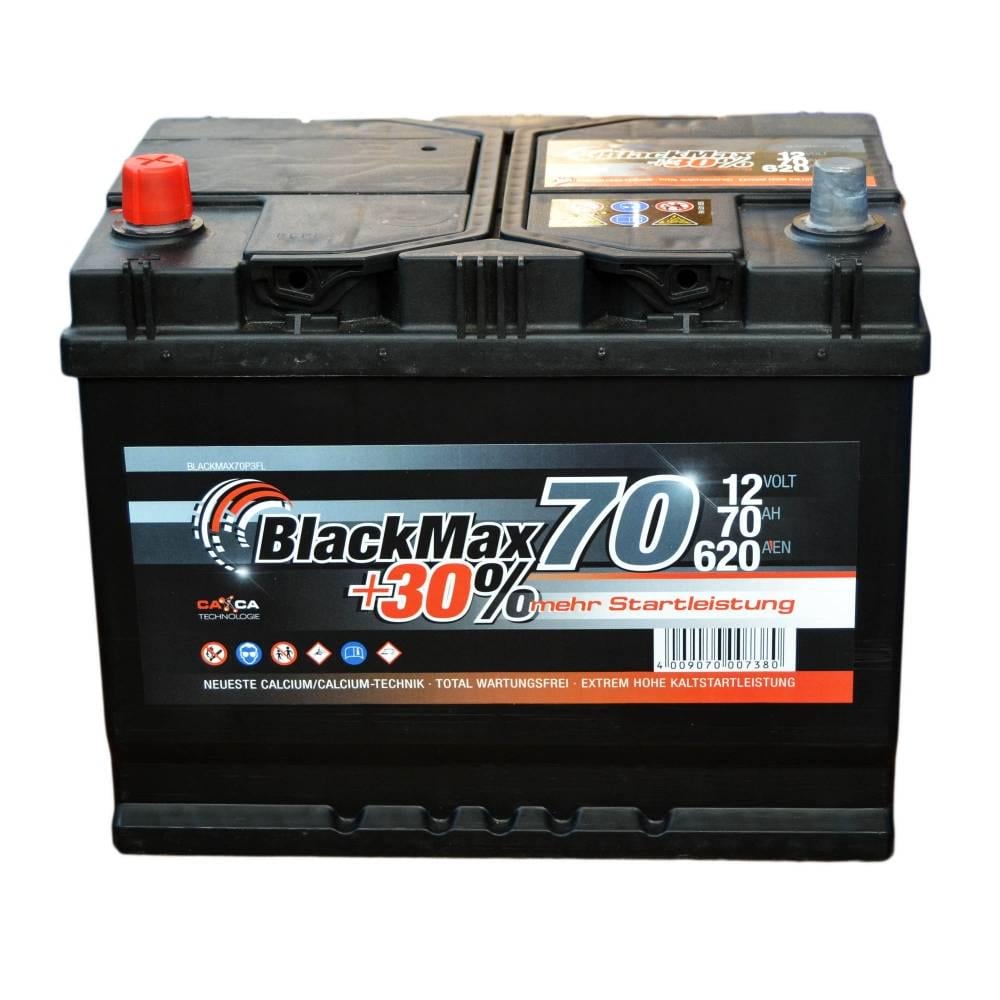 Аккумулятор автомобильный BlackMax 6СТ-70 Ah Аз ASIA 620A EN B4026 (23174)