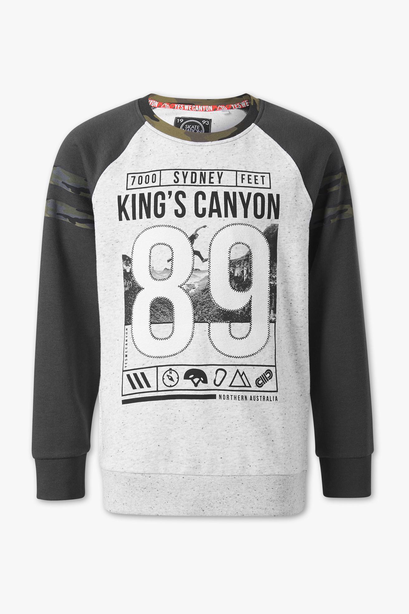 Світшот для хлопчика C&A підлітковий розмір 146-152 см Сірий (2050089)