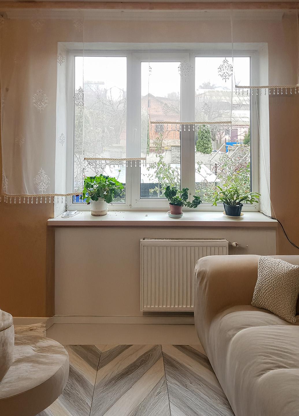 Комплект панельных занавесок Firanka Damask 4 шт. карниз 230 см Кремовый (23_2п)