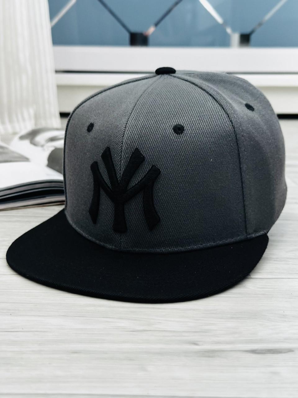 Кепка-снепбек Нью Йорк NY 56-61 см Графитовый (9011)