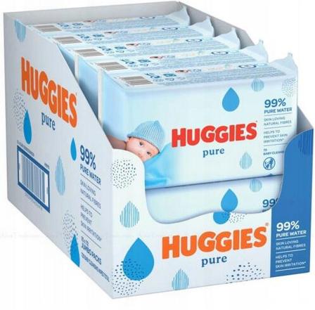 Вологі серветки Huggies Pure Water Wipes 20x56 шт. (2697548754)