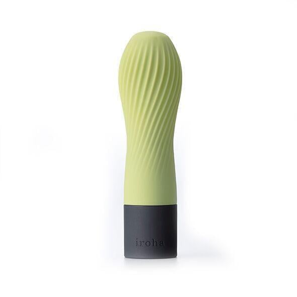 Вибратор Iroha Zen Matcha с нежной ребристой поверхностью (SO4913)
