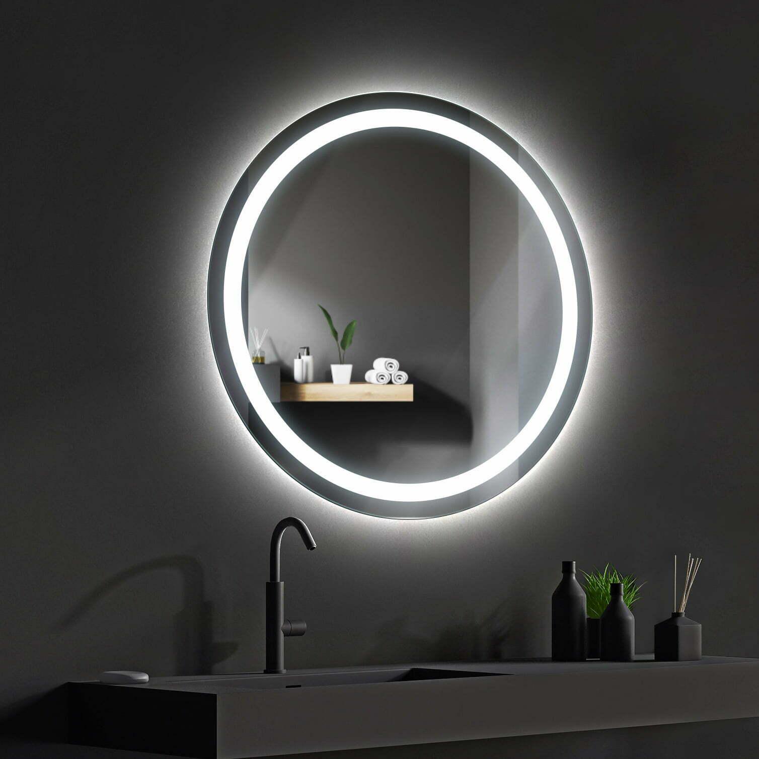 Зеркало Dim Dzerkal MOMIO с LED-подсветкой 100х100 см (12972)