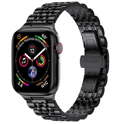 Браслет стальной BeWatch для Apple Watch series 3/4/5/6 с шириной корпуса 42/44 мм Link Черный (1021401) - фото 3 Браслет стальной BeWatch для Apple Watch series 3/4/5/6 с шириной корпуса 42/44 мм Link Черный (1021401) - фото 3