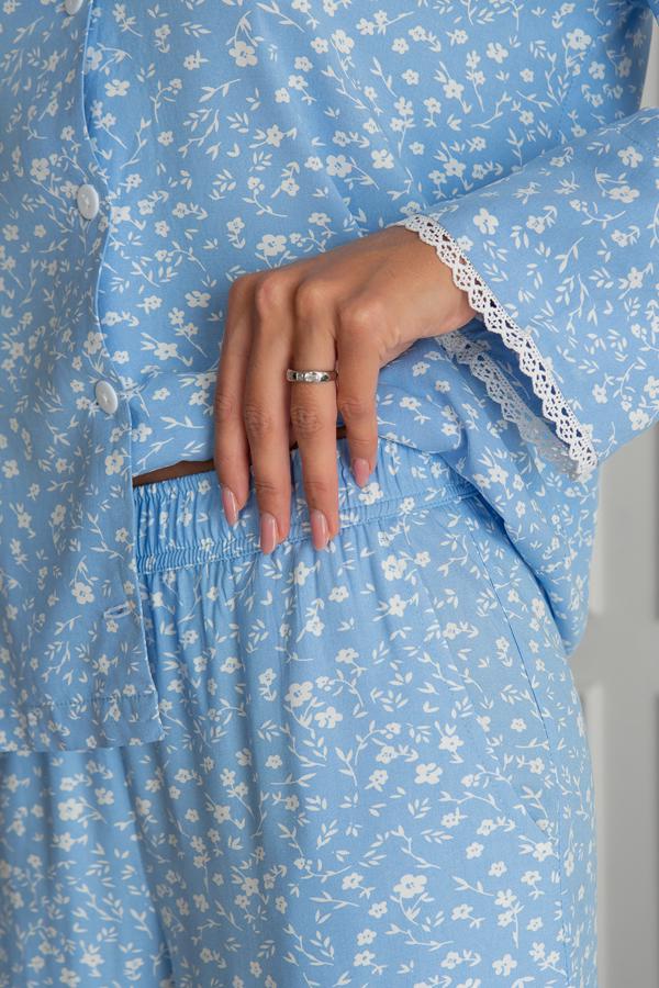 Пижама кружевная Forli с брюками M/L Felicity (VS0075-04-69_M/L) - фото 5 Пижама кружевная Forli с брюками M/L Felicity (VS0075-04-69_M/L) - фото 5