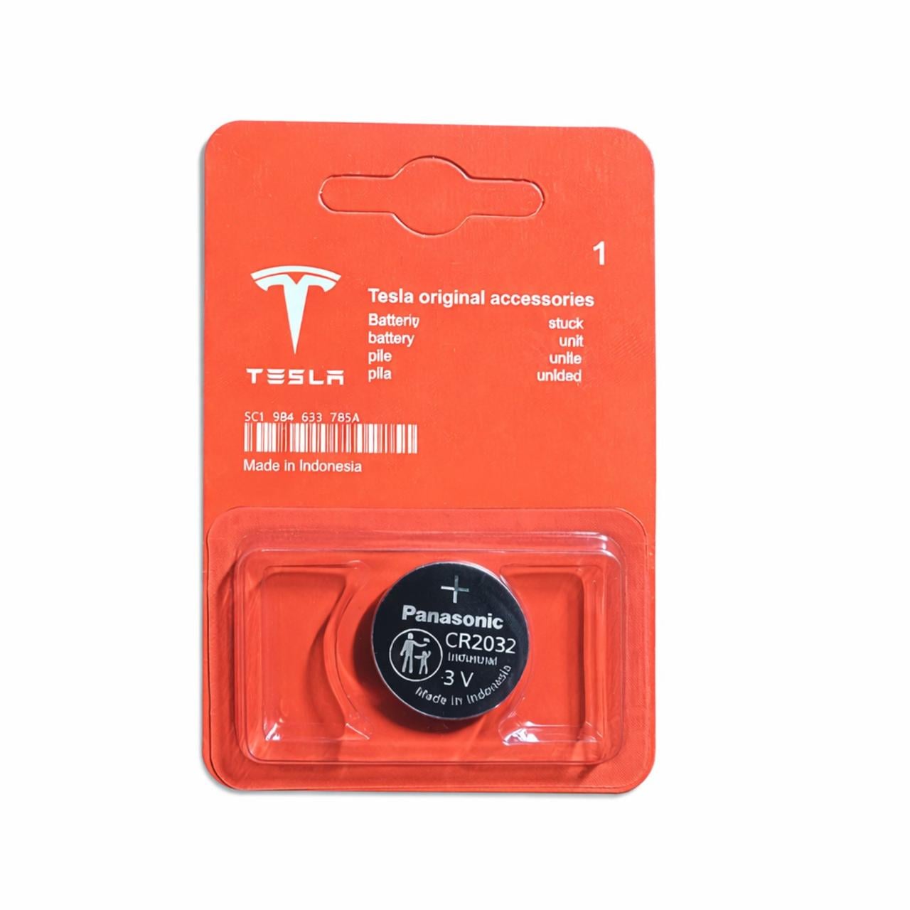 Батарейка CR2032 3V для ключа Tesla