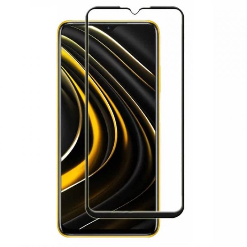 Защитное стекло Elite Lux 9D для Xiaomi Poco M3 Black