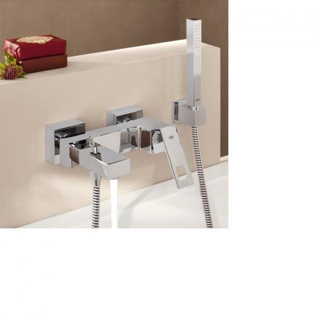 Змішувач для ванни Grohe Eurocube 23141000 - фото 2 Змішувач для ванни Grohe Eurocube 23141000 - фото 2