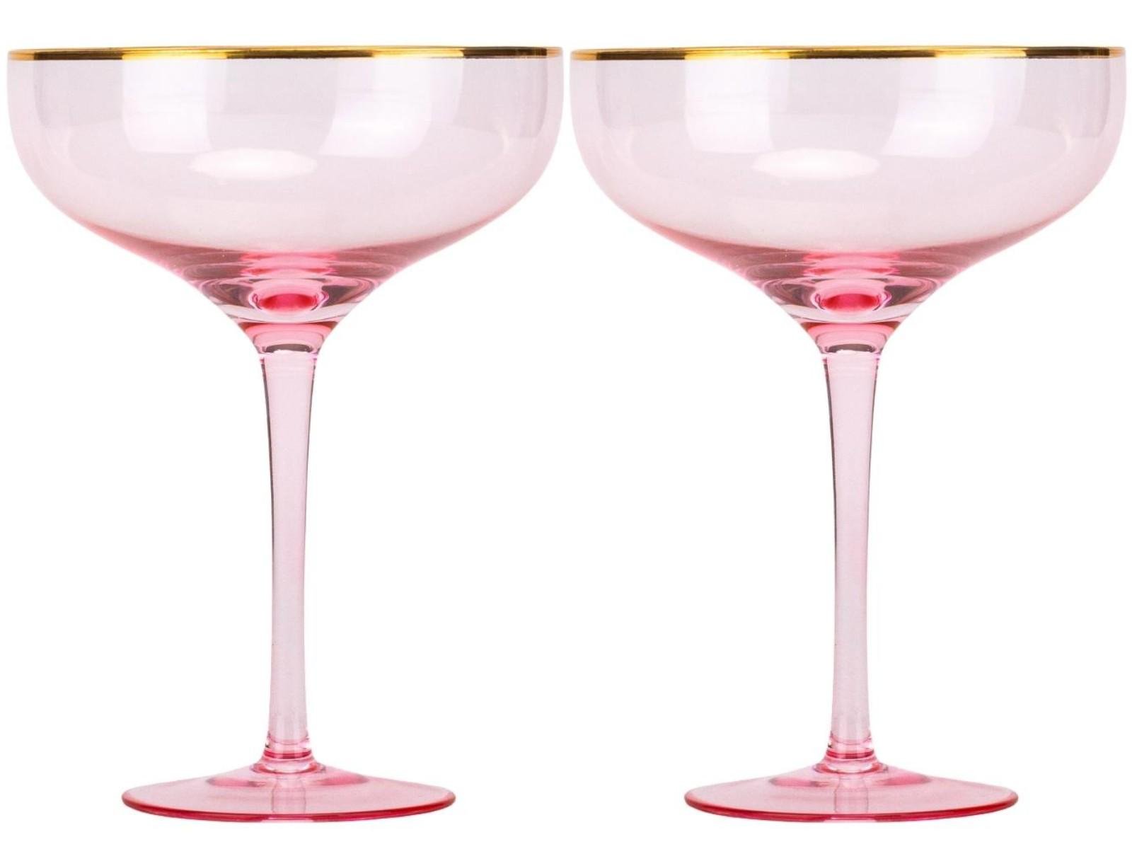Набор бокалов Elisey 9056-001 Шампань 400 мл 2 шт. Розовый (118-81-9056-001)