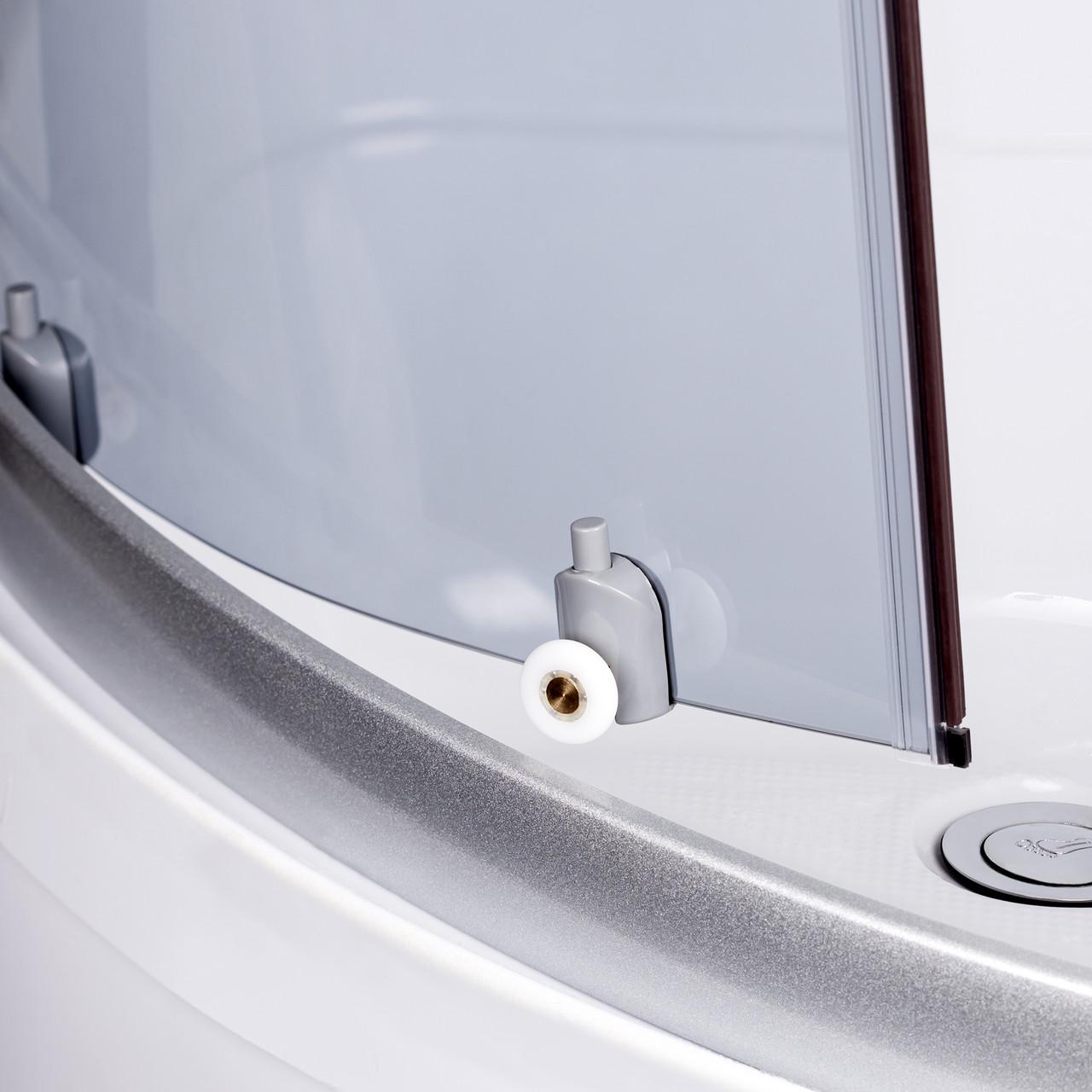 Душовий бокс Lidz Tani SB90x90.SAT.HIGH.GR скло тоноване 4 мм (2657688442) - фото 8