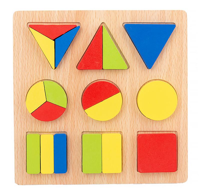 Іграшка розвиваюча Lesko з геометричними фігурками 18 елементів (2093375278)