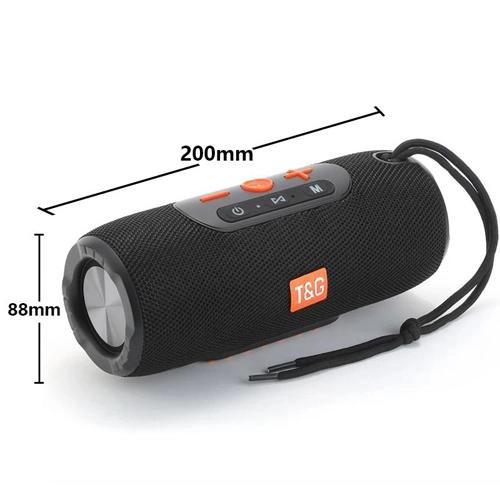 Портативна колонка Bluetooth TG341 зі шнурком Чорний - фото 2 Портативна колонка Bluetooth TG341 зі шнурком Чорний - фото 2