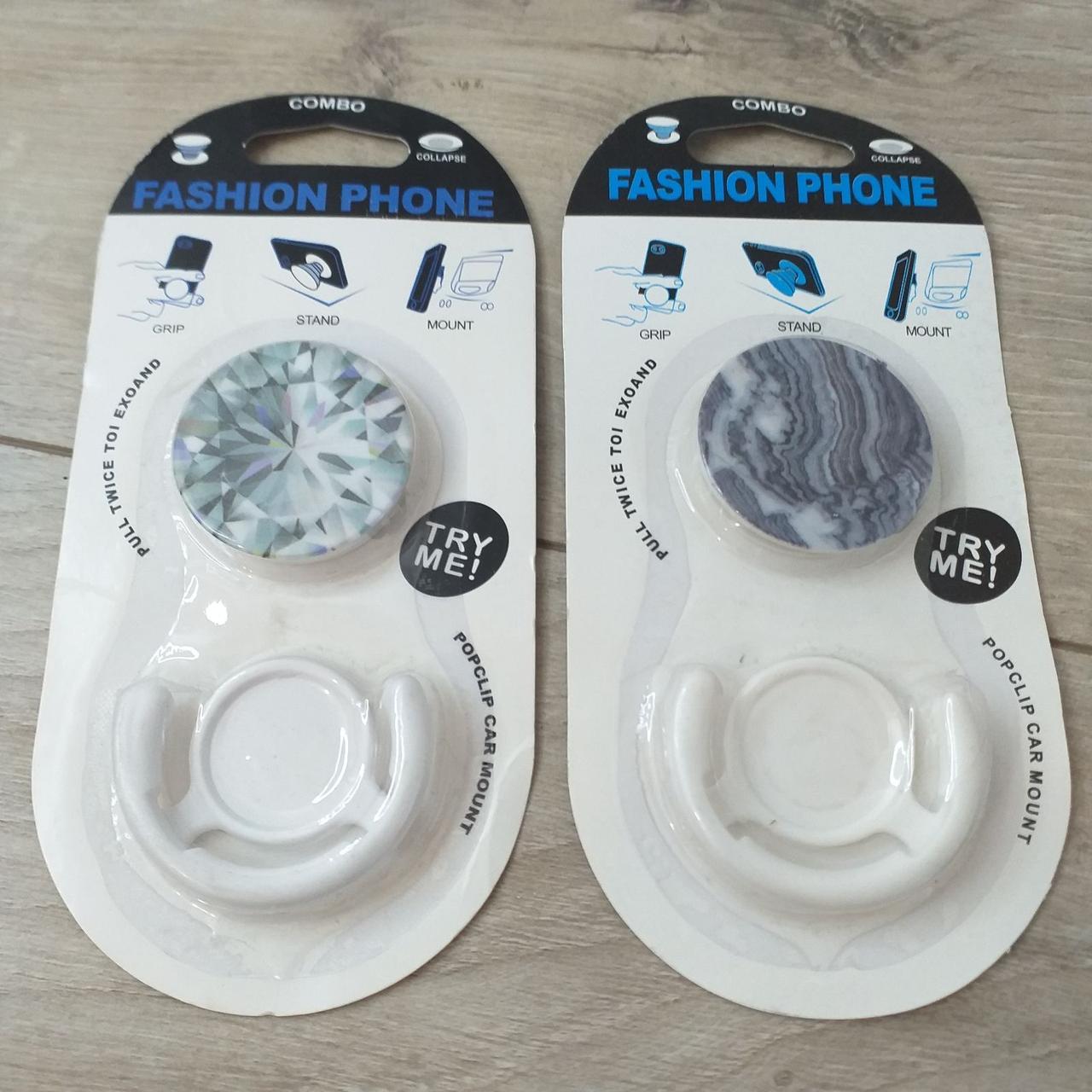 Попсокет держатель Fashion для 3D Combo 2 шт./1 уп. Белый (KG-10542) Попсокет держатель Fashion для 3D Combo 2 шт./1 уп. Белый (KG-10542)