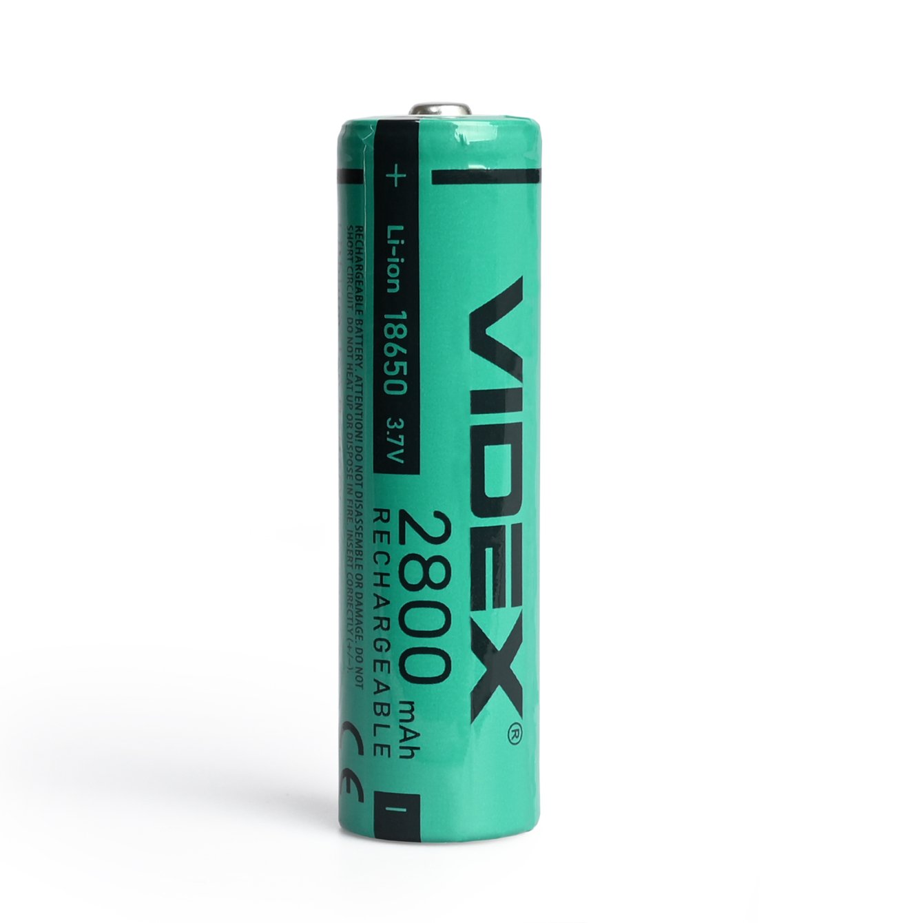 Акумулятор Videx літій-іонний 18650 без захисту 2800mAh bulk (18650/2800/1B)