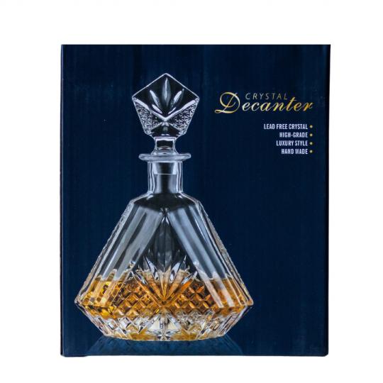 Графин для напитков Elisey Королевский шарм стеклянный 750 мл Прозрачный (135-81-9196-013) - фото 4 Графин для напитков Elisey Королевский шарм стеклянный 750 мл Прозрачный (135-81-9196-013) - фото 4