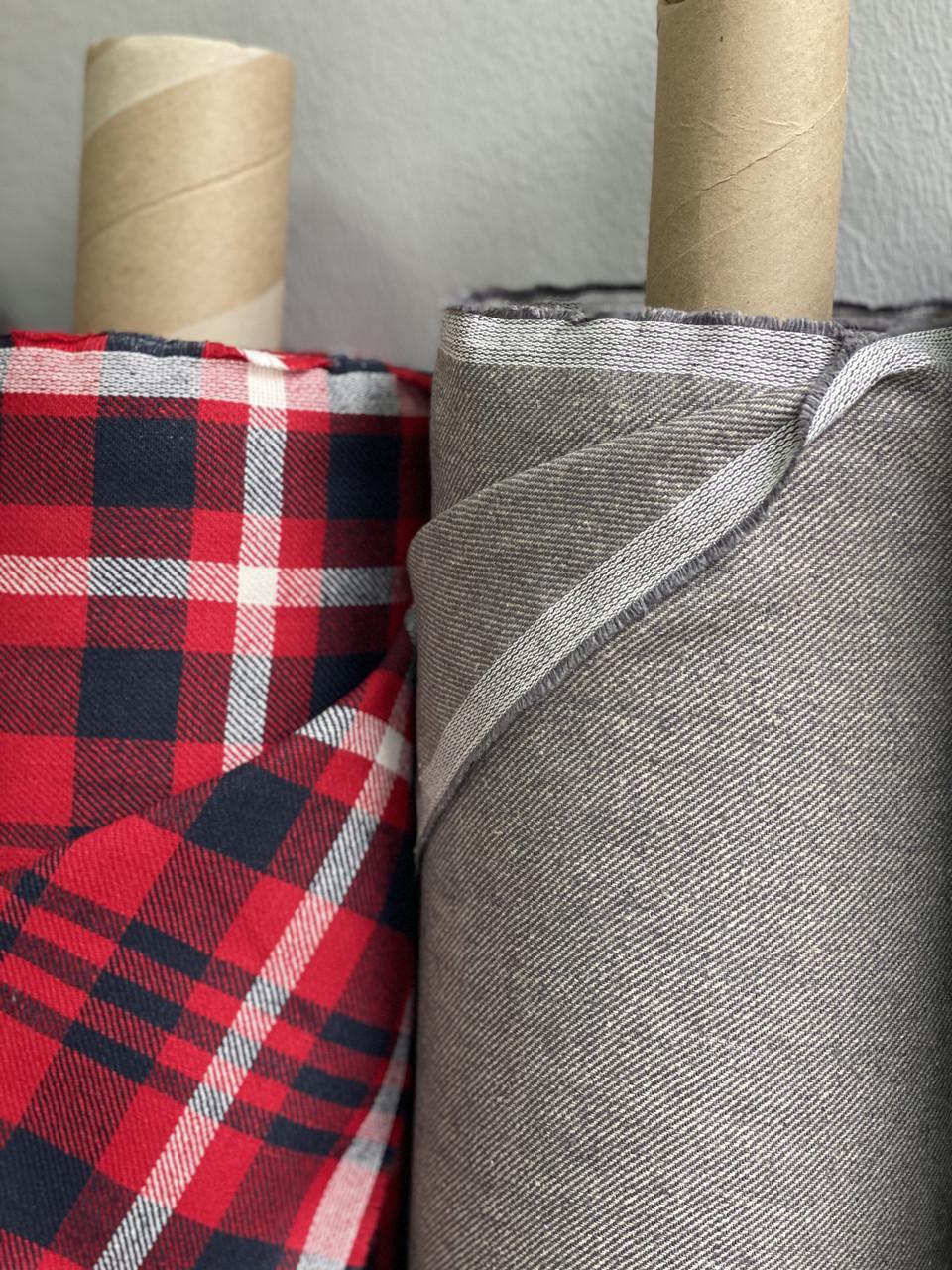 Тканина костюмна щільна натуральна LINEN PLUS 100% льон 145 см 2/1 Сірий - фото 6 Тканина костюмна щільна натуральна LINEN PLUS 100% льон 145 см 2/1 Сірий - фото 6