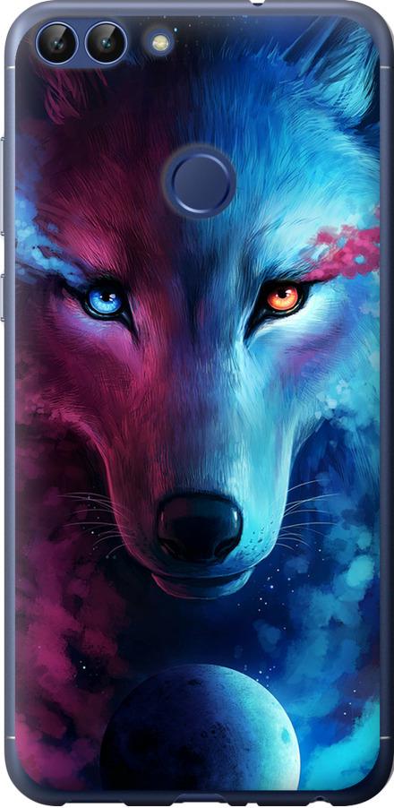 Чехол на Huawei P Smart Арт-волк (3999u-1346-42517)