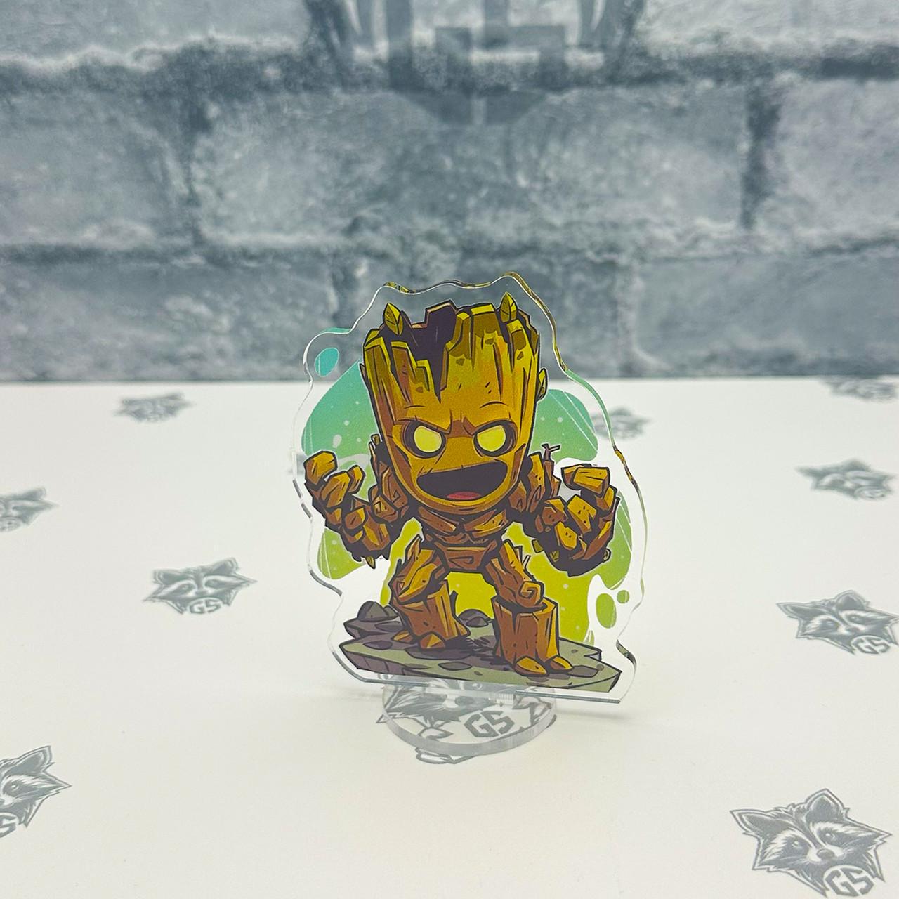 Фигурка коллекционная акриловая Chibi Стражи Галактики Грут 1 10 см (2379292069)