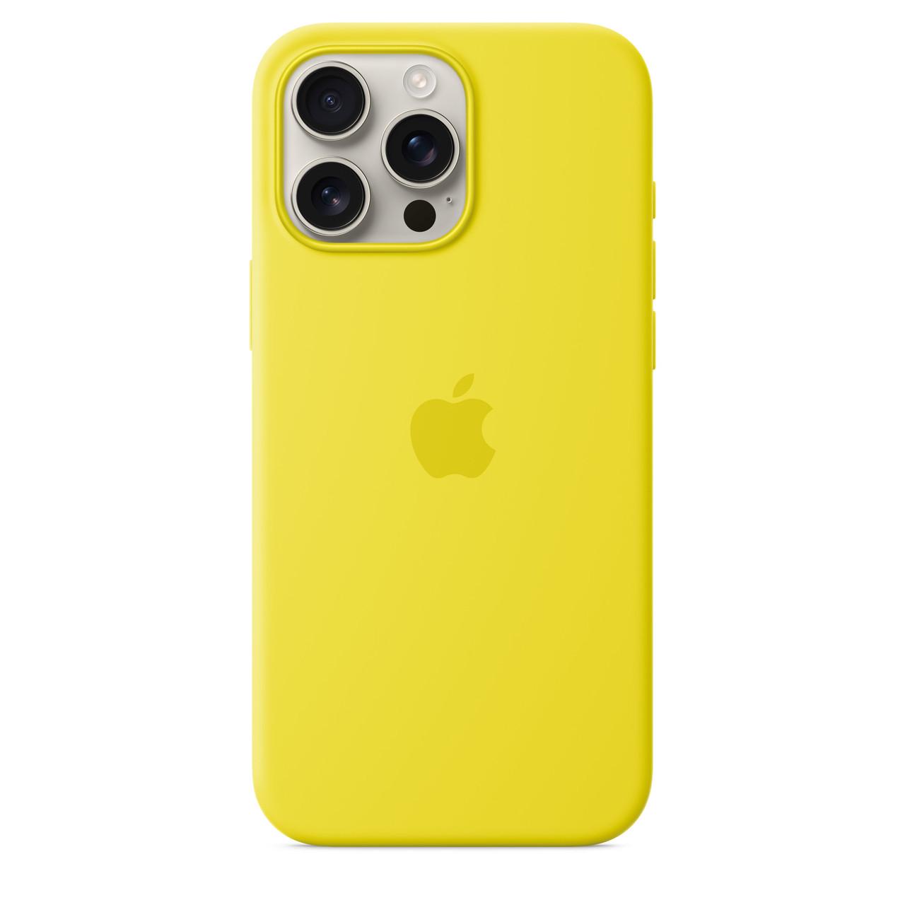 Чехол-накладка Apple Silicone Case with MagSafe for iPhone 16 Pro Max, Star Fruit (HC)
