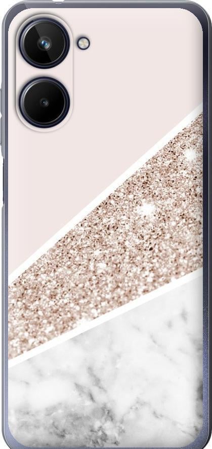 Чехол на Realme 10 Пастельный мрамор (4342u-2946-42517)