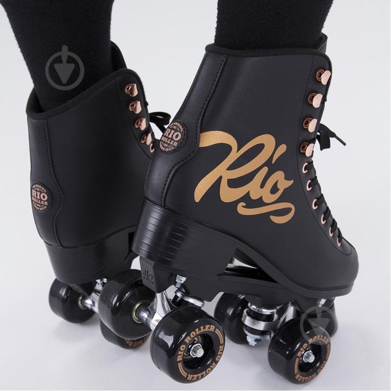 Роликові ковзани Rio Roller Rose 39.5 Чорний - фото 3