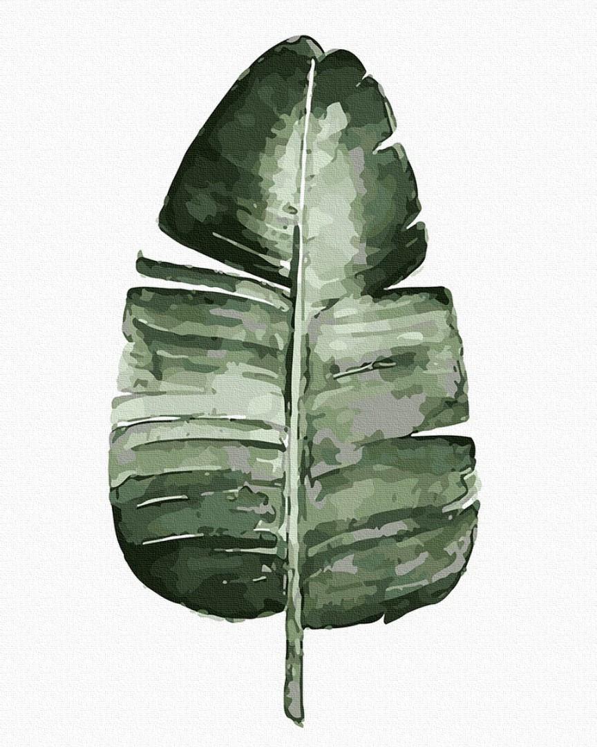 Картина по номерам Brushme  40х50 см Тропический лист