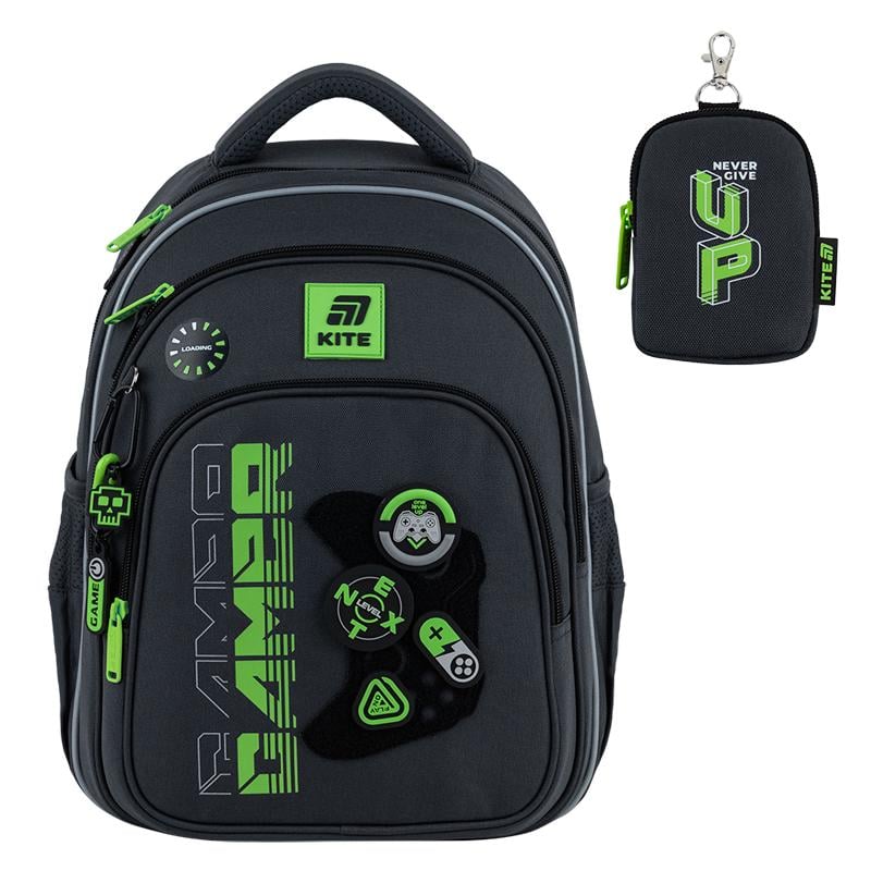 Рюкзак з ортопедичною спинкою для молодших класів KITE Education K25-763S-2 Gamer (000995271)