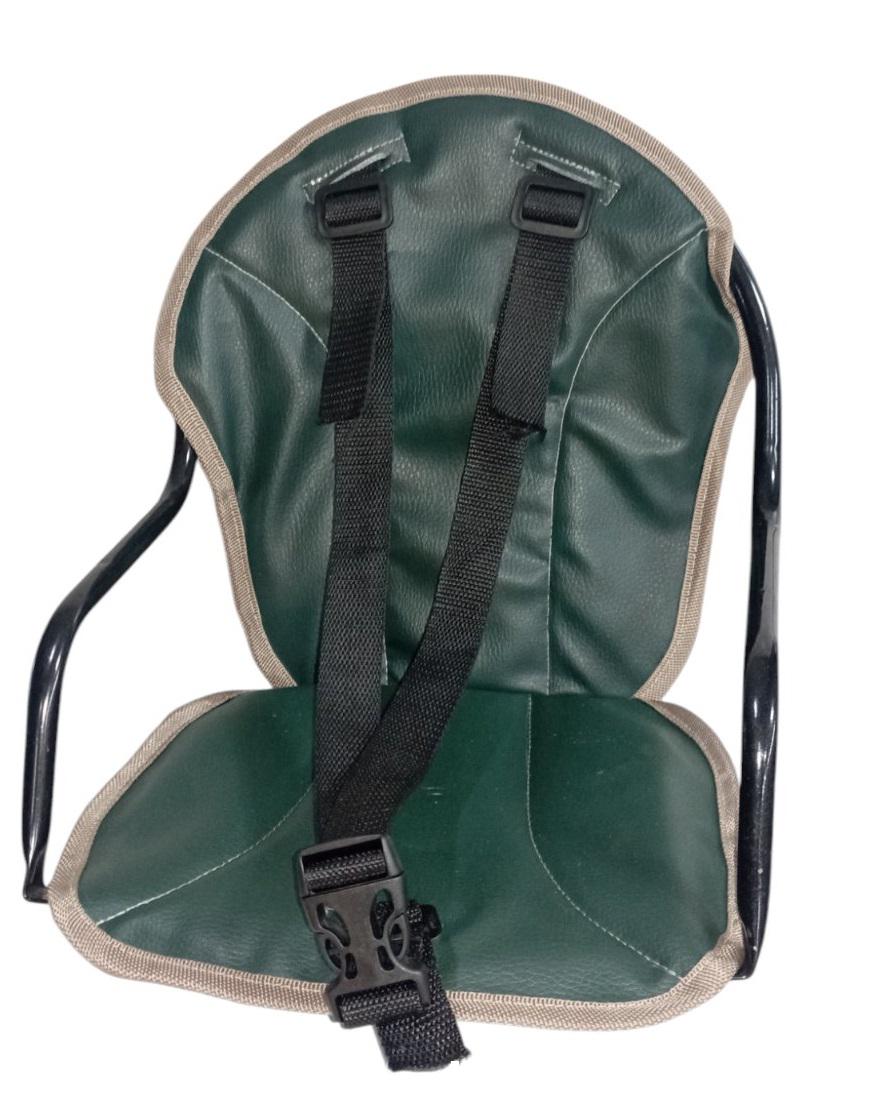 Детское велокресло КОЛЕСО КОМФОРТ крепление на раму металл Зеленый (50000727)