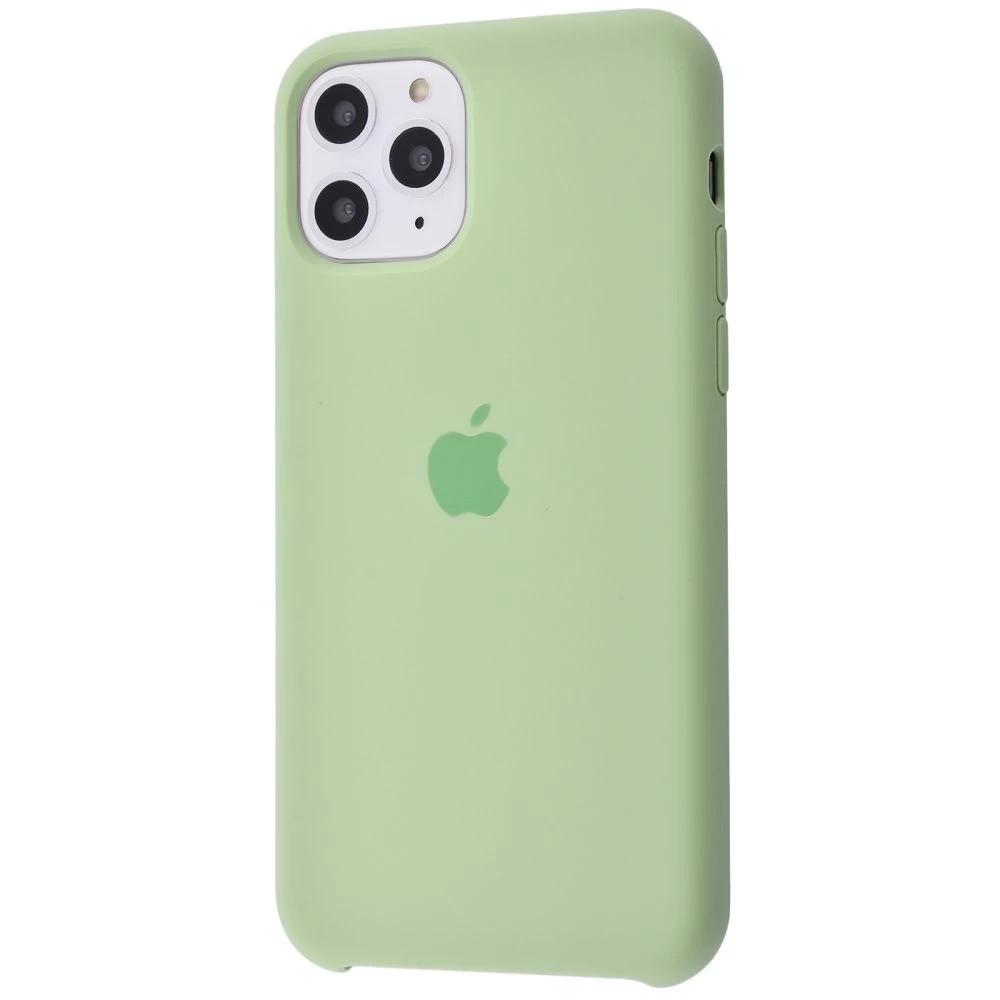 Силиконовый Чехол Накладка Silicone Case для iPhone 11 Pro Закрытый низ Green Силиконовый Чехол Накладка Silicone Case для iPhone 11 Pro Закрытый низ Green