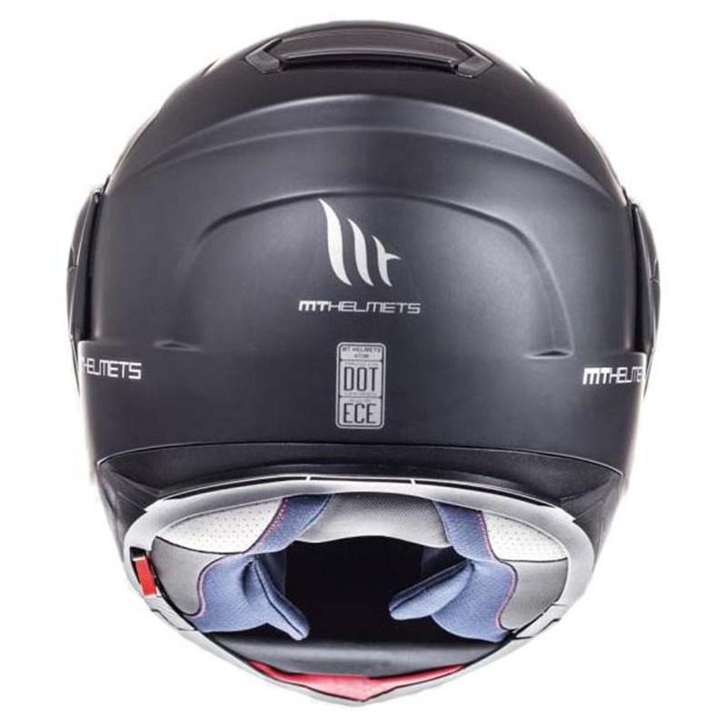 Мотошолом MT HELMETS Atom SV Solid M Matt Black (32371) - фото 3