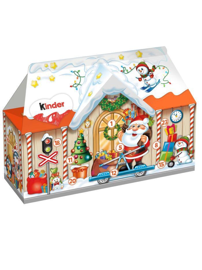 Адвент календар Kinder Mix 3D House з шоколадними солодощами 234 г