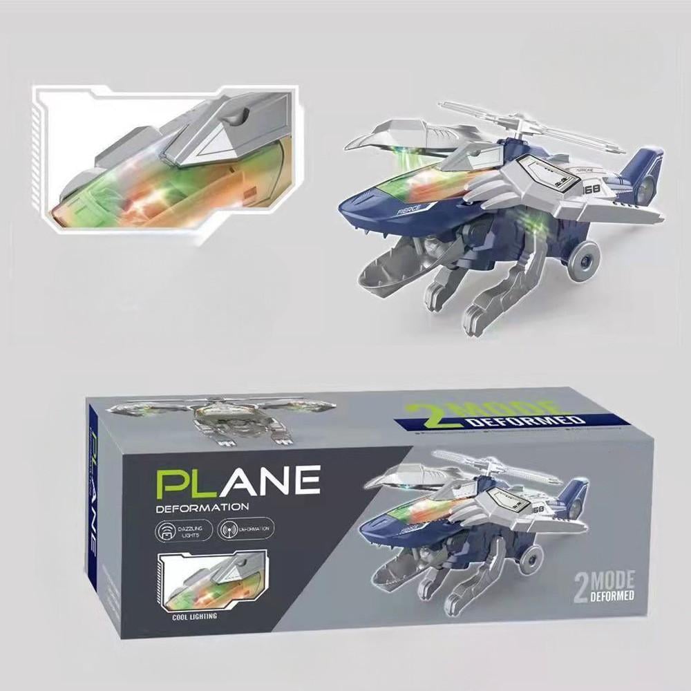 Іграшка дитяча SPRAY PLANE Трансформер Гелікоптер-Птерозавр Синій (30584441) - фото 4