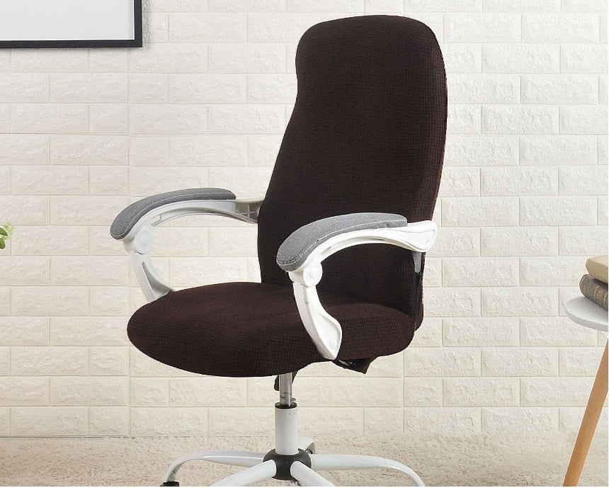 Чохол на офісне крісло Homytex цілісний 55х70 см Коричневий (HT-256041)